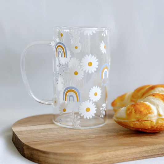 Taza Flores y Arcoiris