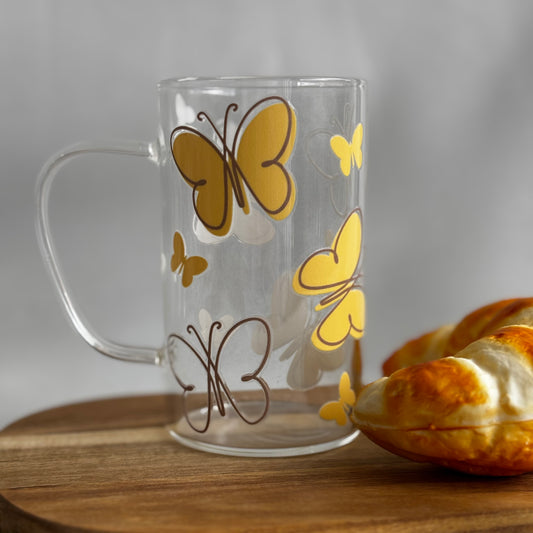 Taza Mariposas Amarillas