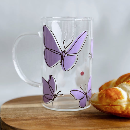 Taza Mariposas Moradas