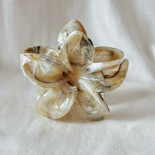 Prensa Flor Hawaiana Veteada (Beige)